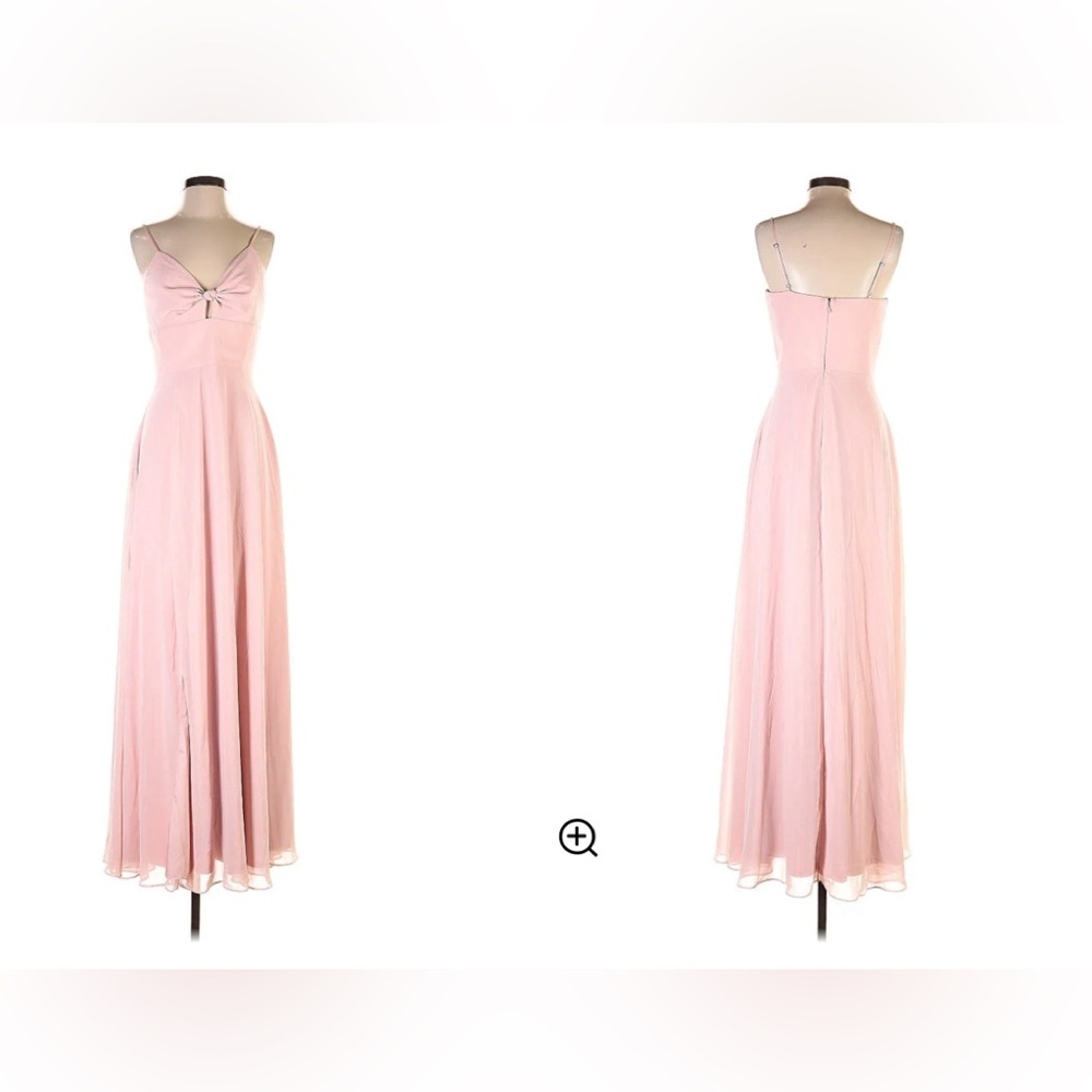 Dress the Population blush wedding guest/prom dress gown size XS